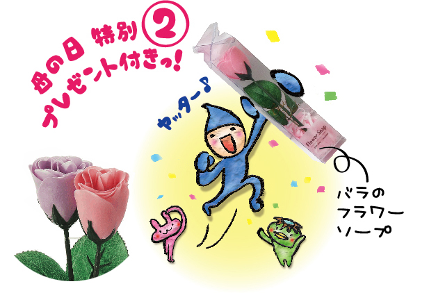 母の日花のプレゼント
