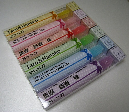 カラフルエコ箸　スパイラルカラー